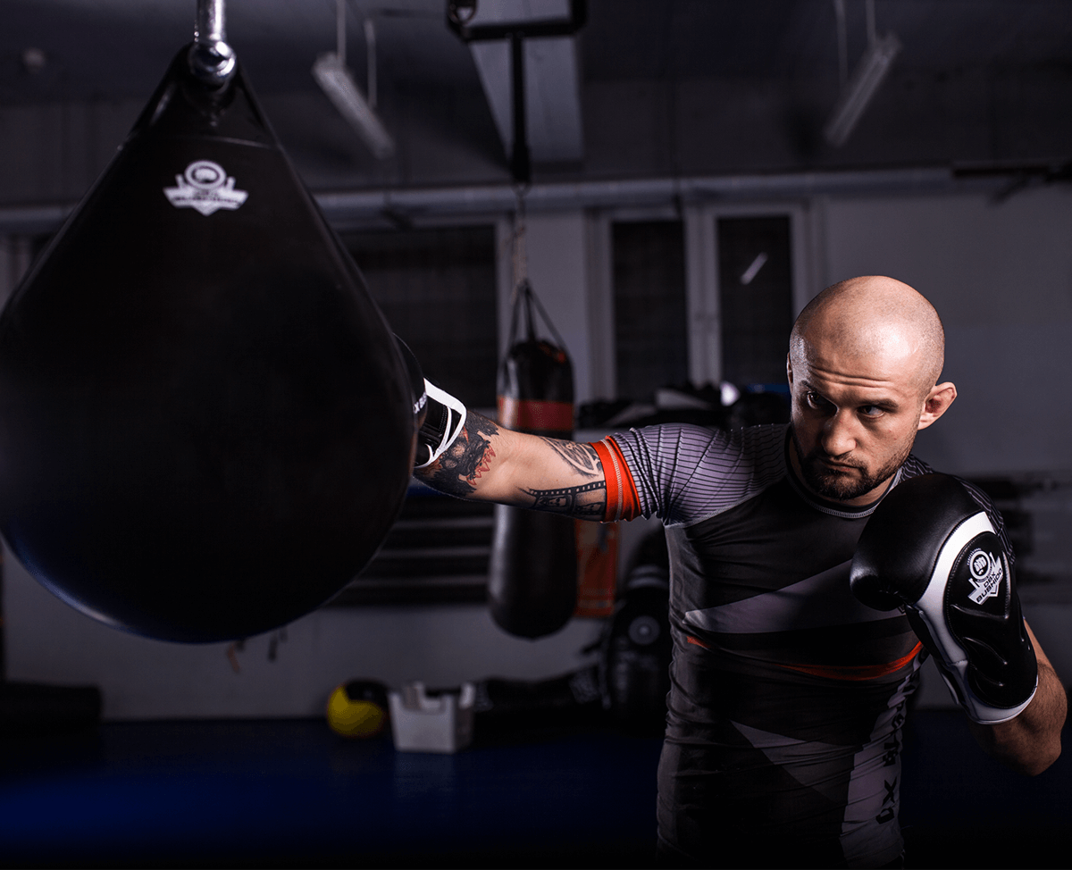 Bokso pirštinės BB5, oda - Image 8