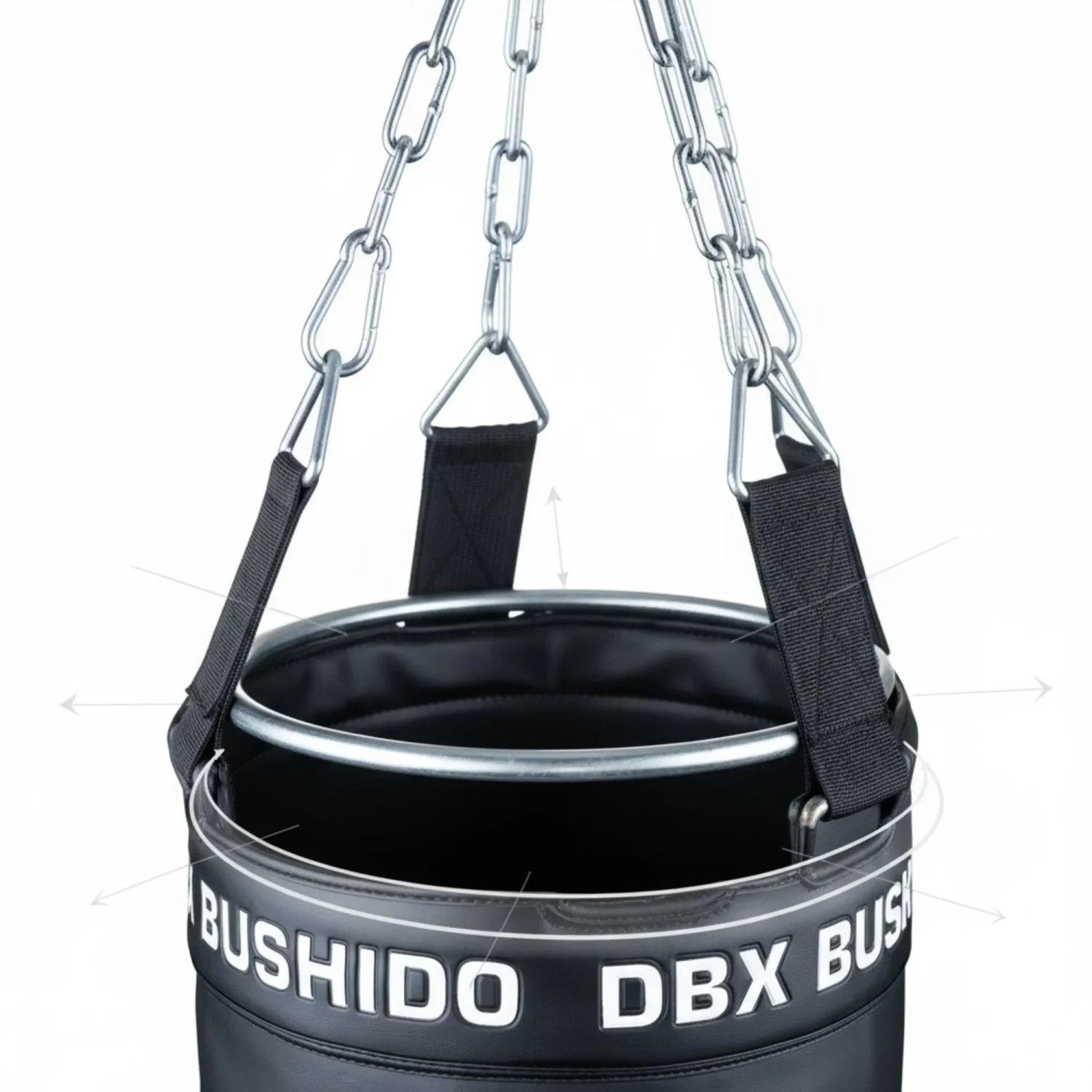 Bokso maišas SBRX Black, 130 cm - Image 4