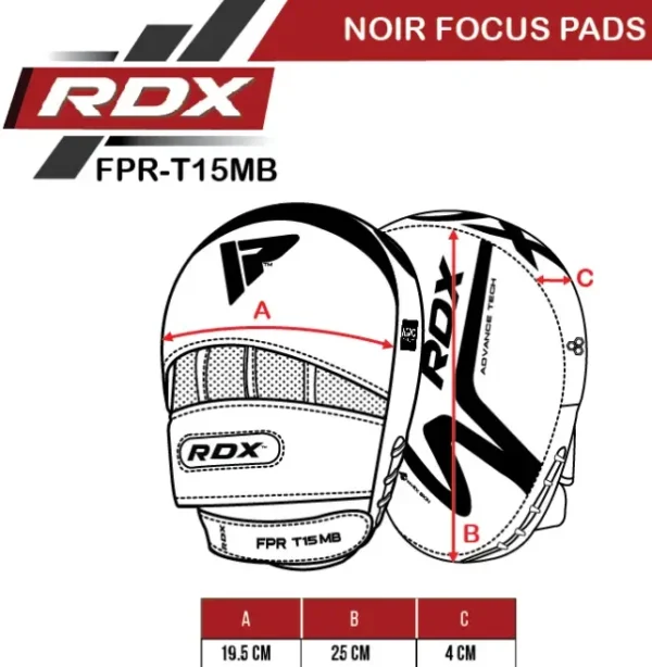 Letenos RDX T-15 black, 2 vnt. - Image 2