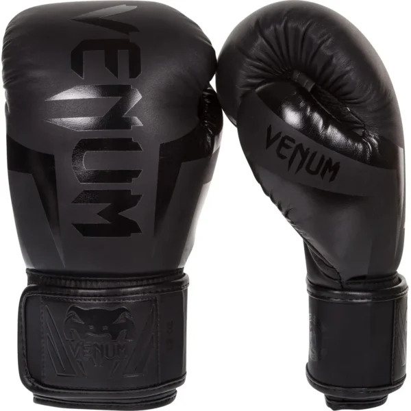 Bokso pirštinės Venum Elite Black