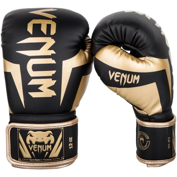 Bokso pirštinės Venum Elite Gold