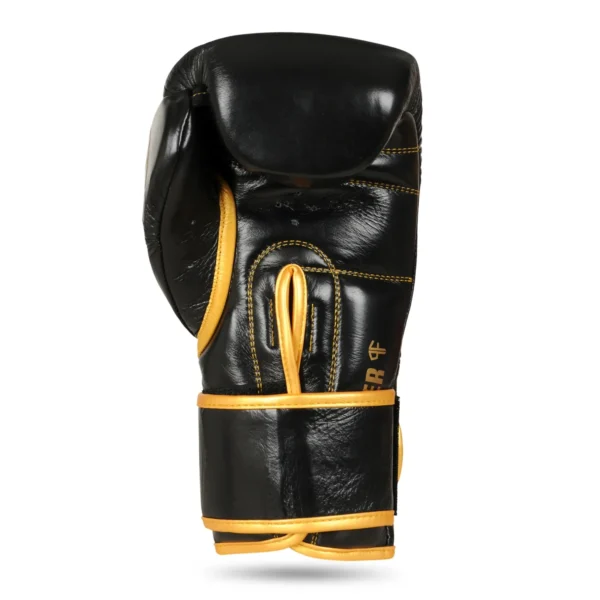 Bokso pirštinės ProFighter Gold Plius, oda - Image 3