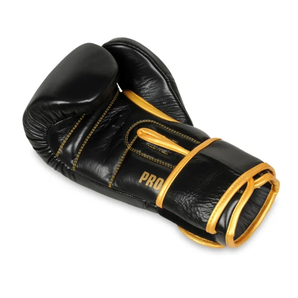 Bokso pirštinės ProFighter Gold Plius, oda - Image 2